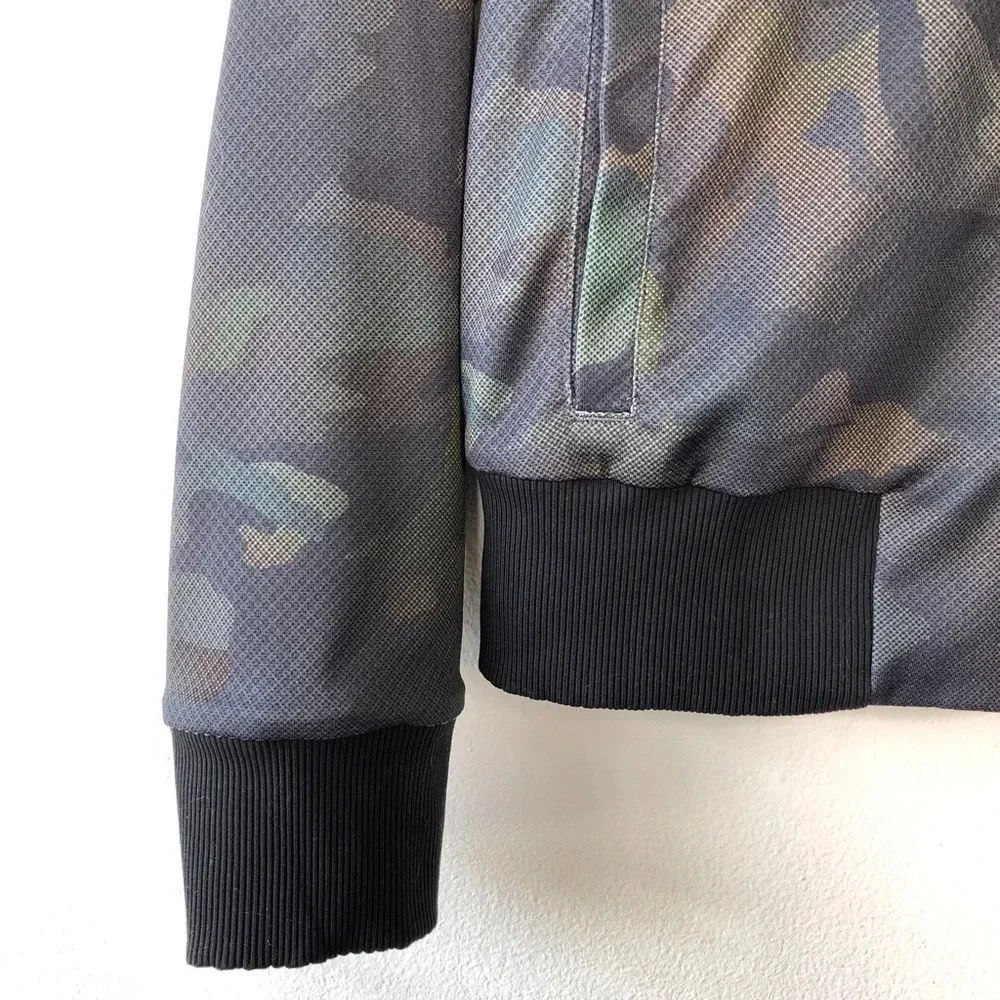 WITH Wear it to Heart Reversible Lightweight Camouflage‎ Bomber Jacket Size S